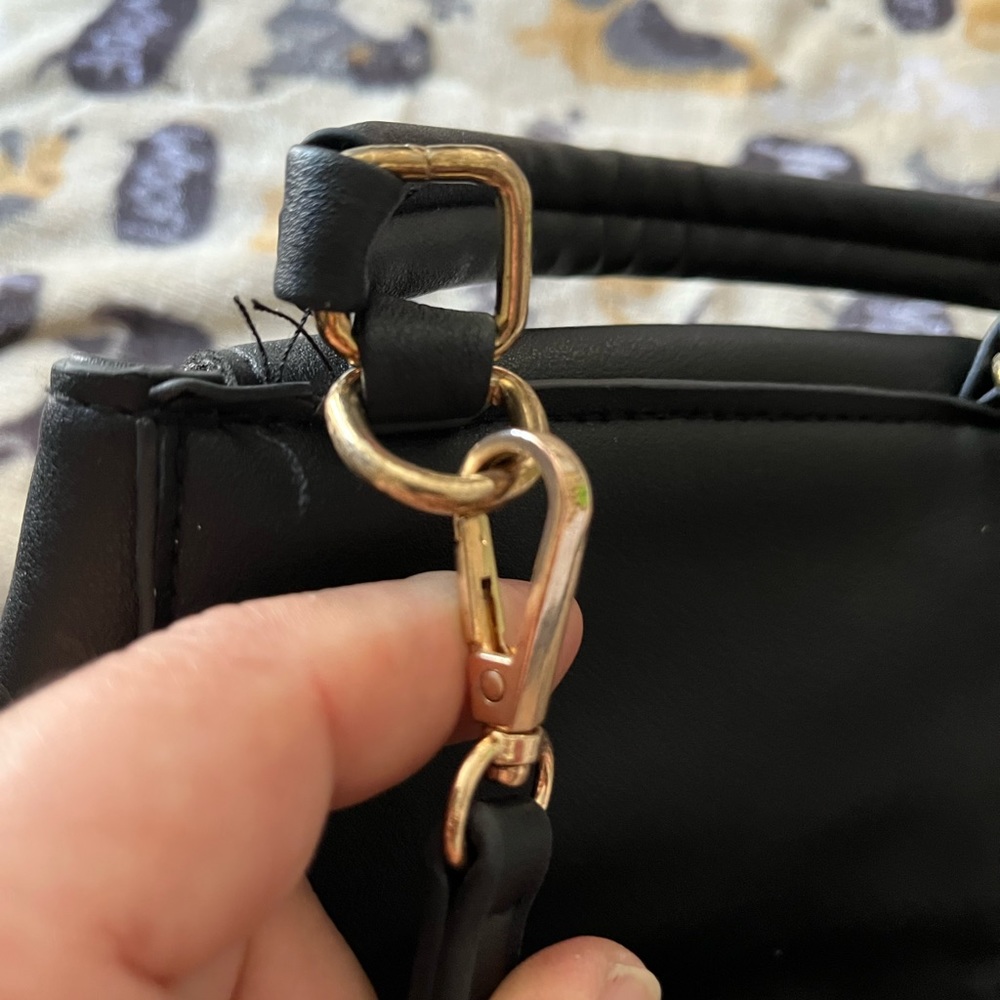 Bebe Euc Black Mini Backpack - image 7